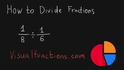 How to Divide Fractions 1/8 by 1/6  #fractions #math #mathshorts