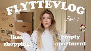 FLYTTEVLOG🤍🏠 -Ikea shopping, se mit nye hjem!