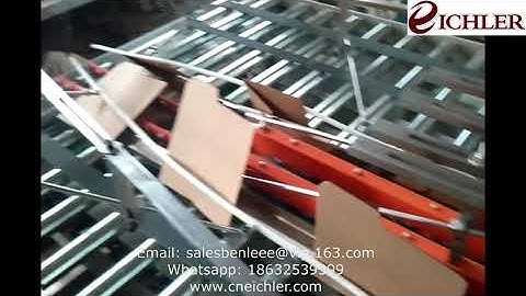 semi automatic folder gluer lock bottom four points