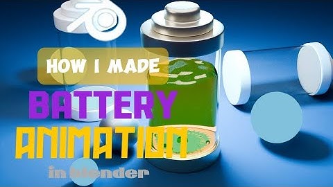 Battery Animation in Blender 3D – Modeling Process | Blendsmile
