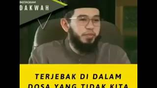 terjebak dalam dosa yang tidak kita sadari