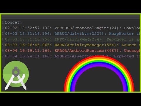 Change Logcat Log Message Colors in Android Studio