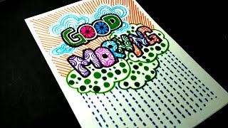 Good morning Card || Art easy screenshot 5