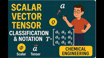 Scalar Vector Tensor Classification & Notation