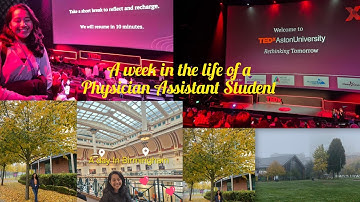 Vlog 37 | A Week in the Life of a Phy. Assis. Student | PBL, Respiratory Practice & TEDx Moments
