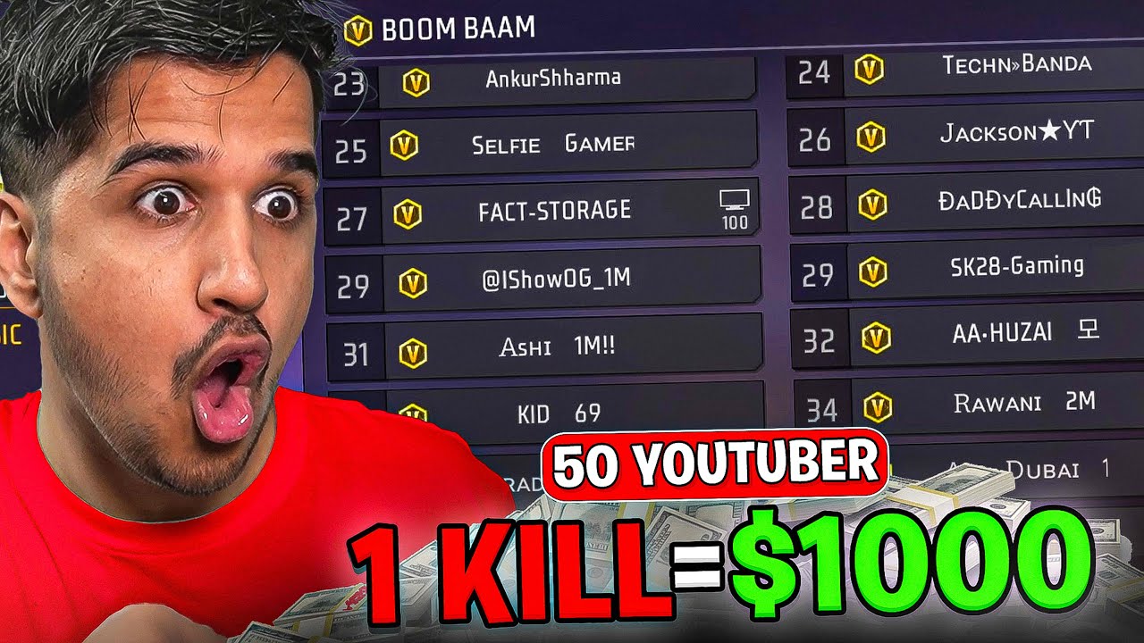 1 KILL = 1000 Rs 🤑 - YouTube