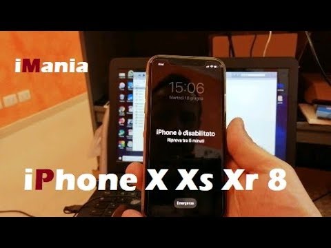 iPhone disabilitato Xs Xs Max Xr X 8 8 plus come sbloccare Nuova procedura iMania