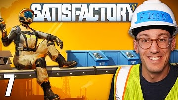 Would Aliens play video games? — SATISFACTORY 1.0 blind playthrough (7)