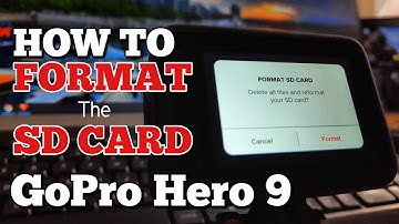 How to Format the SD Card Card on GoPro Hero 9 Black | Tutorial