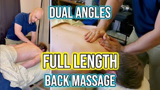Dual Angle Full Length Back Massage! Deep Tissue Techniques