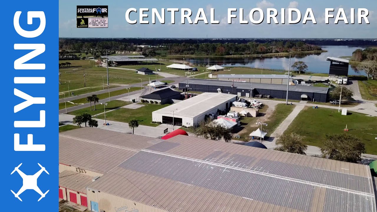 CENTRAL FLORIDA FAIR / Flying over Central Florida Fairgrounds in