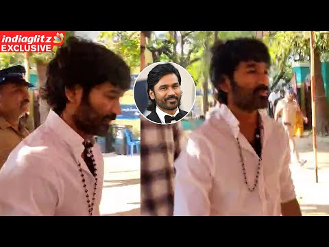 Actor Dhanush casts his Vote Lok Sabha Elections 2024 Tamil Nadu Elections 2024 #election