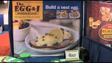 The EZ Backdrop 10x10 tradeshow booth sets up in less than 5 minutes