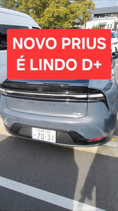 NOVO PRIUS É O CARRO MAIS BONITO DA TOYOTA! #shorts