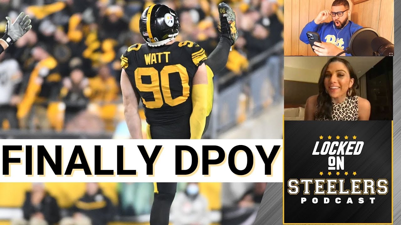 Steelers star T.J. Watt earns first DPOY: 'I'm about to be entering my ...