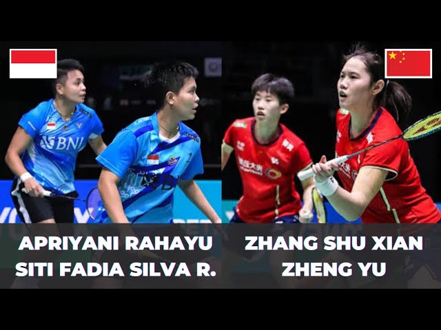 JUARAA! Apriyani Rahayu/Siti Fadia (INA) vs Zhang Shu Xian/Zheng Yu | Badminton Highlight class=