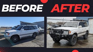 Before and After | 2000 Toyota Landcruiser | 2'' Ironman Lift | 34' Tires | by SUBOVERLAND 680 views 2 months ago 7 minutes, 19 seconds