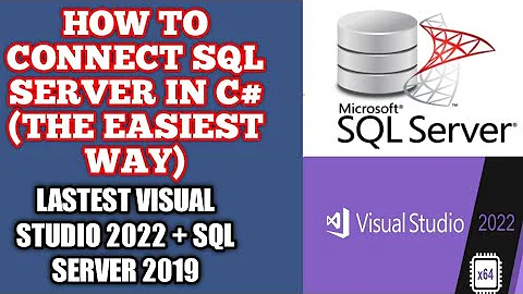 How to Connect to MSSQL SERVER in C# | How to connect to sql server database in c# (The Easiest Way)