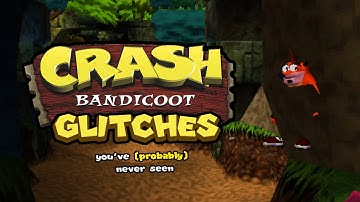 (Meestal nutteloze) glitches in Crash Bandicoot 1! | Originele Crash Bandicoot (1996) glitches!