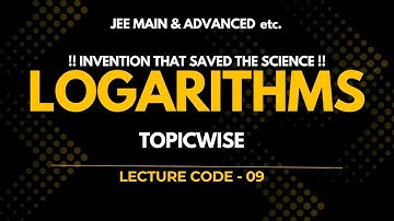 Logarithms for Competitive Exams | a^(Loga(x)) = x | Best Video Lecture on Logarithms #maths