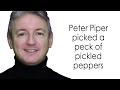 Tongue Twister PETER PIPER Trabalenguas divertido en inglés | LEARN ENGLISH | APRENDE INGLÉS