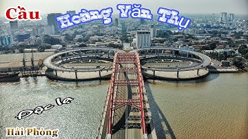 Hải Phòng: cầu Hoàng Văn Thụ độc đẹp đáo để ! [flycam]