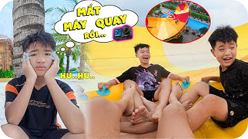 Đại Náo Công Viên Nước - Cả Team Hốt Hoảng Phát Hiện Rơi Mất Máy Quay | Min Min TV Minh Khoa