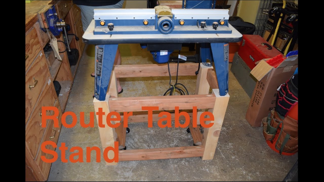 Build Your Own Router Table Stand Youtube