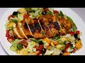 Grilled Chicken Salad, Healthy Salad Recipe (weight loss Recipe)