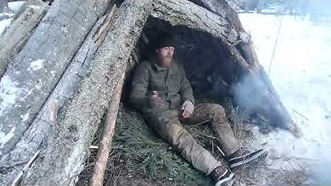 Surviving a -36° Night - No Tent & No Sleeping Bag
