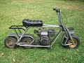 Tandem Rear Wheels Minibike Vintage Style Custom Build