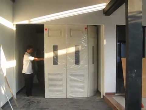 PINTU GARASI WiNA (ORIGINAL) (besi dorong tikung/sliding 