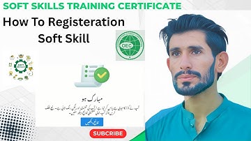 How to Register Soft Skill Certificate online from Pak Soft Skills Mobile App / Nazeer ai Create