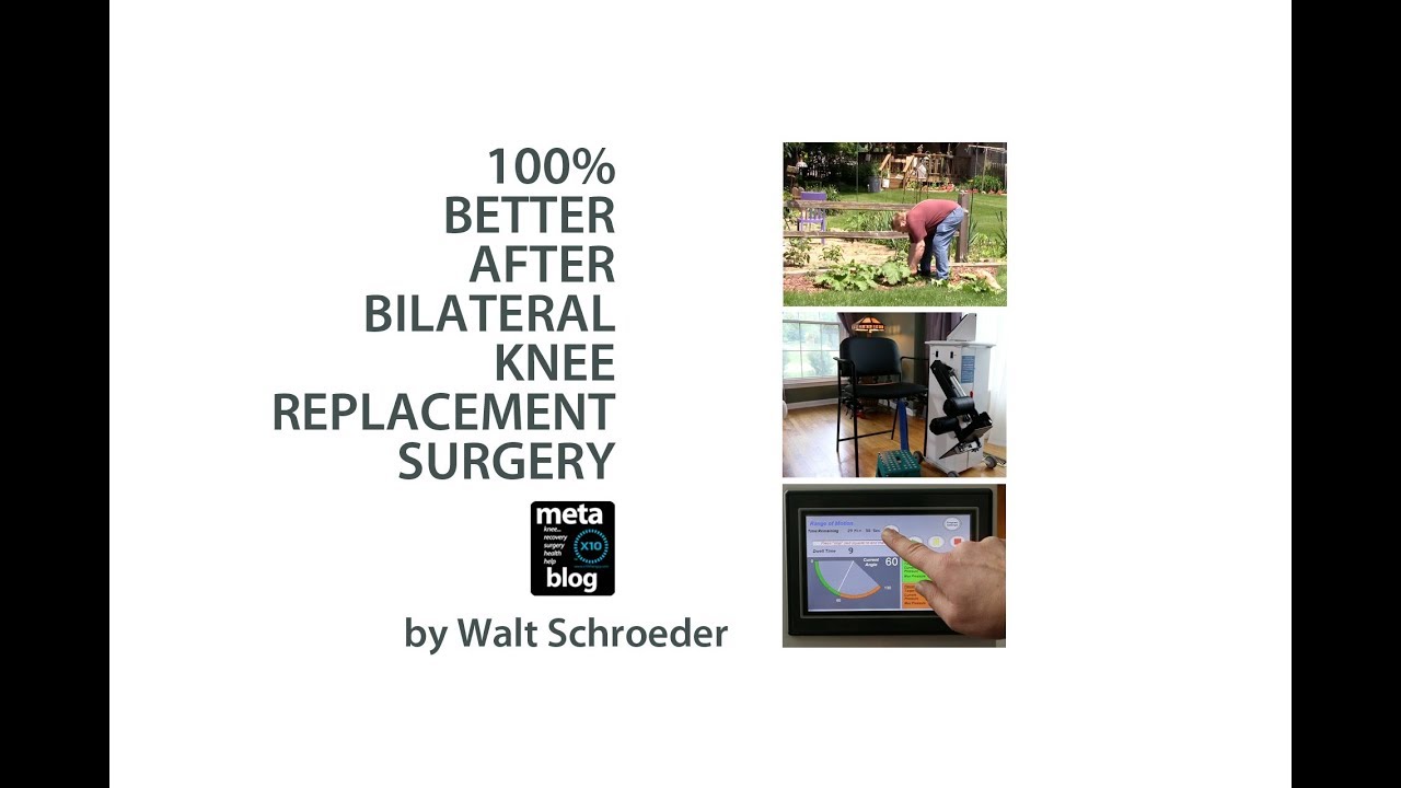 recovery pump 100% Better After Bilateral Knee Replacement (Walter's Story)