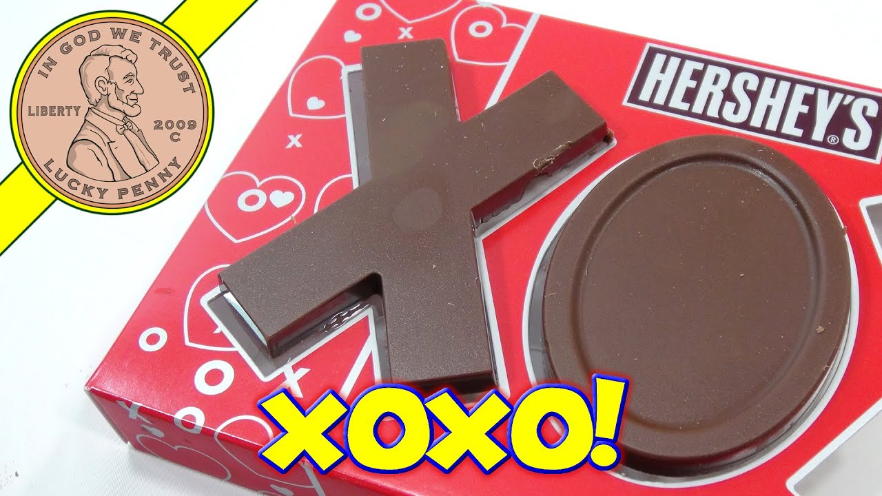 Hershey's XOXO Valentine's Milk Chocolate Bar YouTube