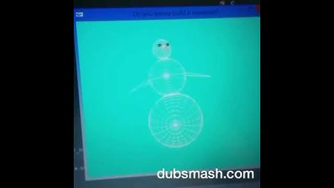 Do you want to build an openGL snowman?