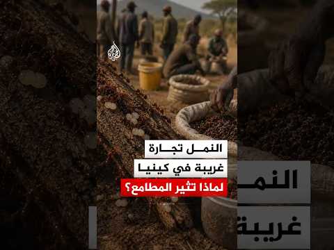 تجارة غريبة وغير قانونية.. ما سر المطامع بنوع معين من النمل في كينيا؟