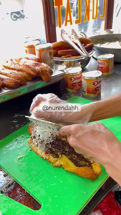 pisang goreng coklat keju braga #pisangkeju #braga #bragacitywalk #pisanggoreng #pisangcoklat