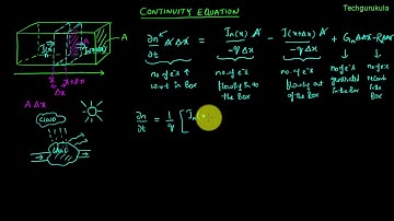 Electronic Devices  Continuity equation