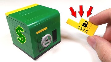 How to Make a LEGO Safe with Key Card - LEGO Safe Tutorial