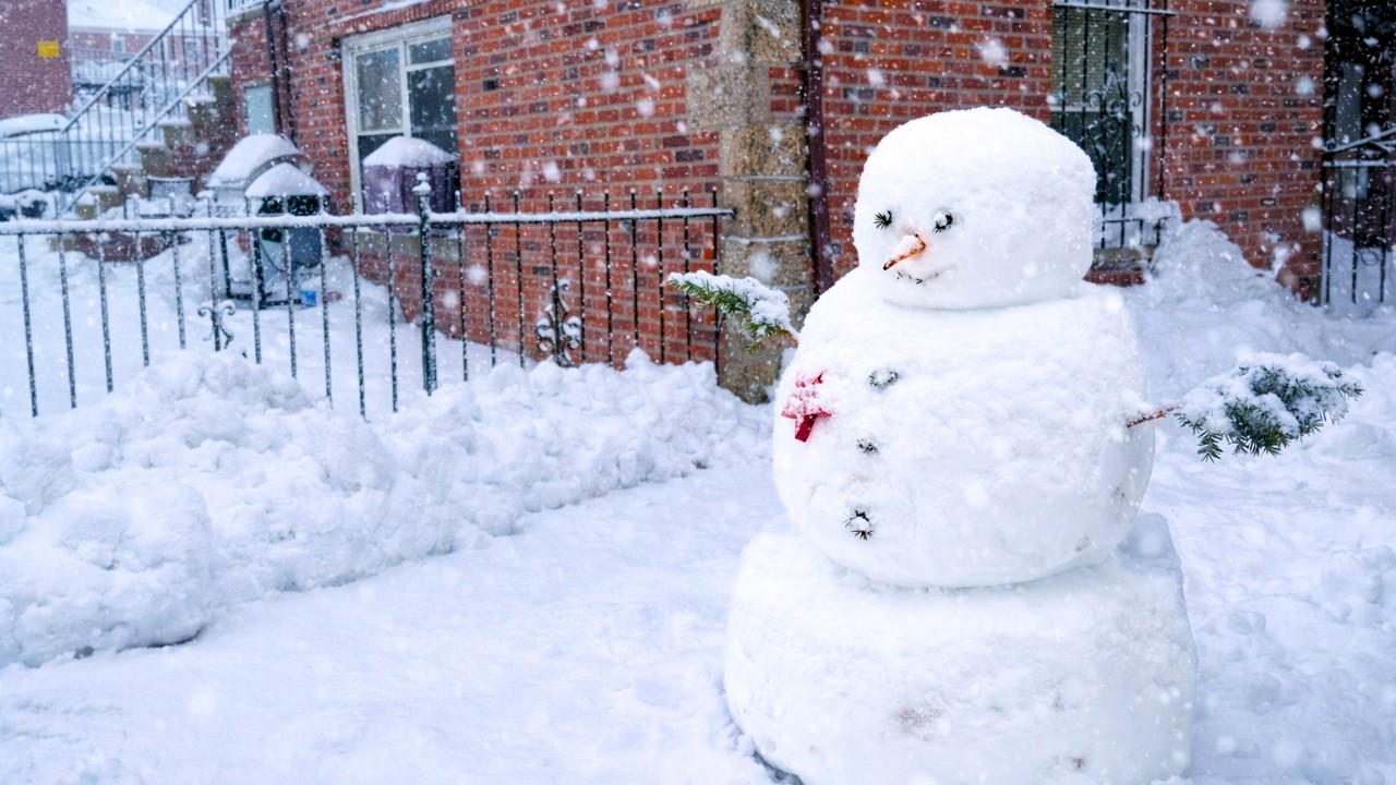 NYC Snowfall in The Bronx Morning Winter Walk 4K