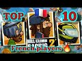 Top 10 best french players 5  hill climb racing 2