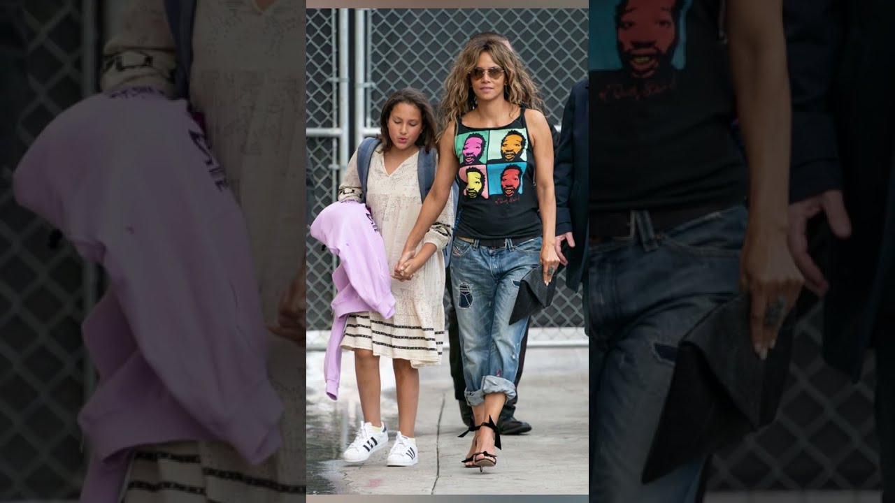 Halle Berry Beautiful Family Celebrity Love Shorts Halleberry