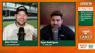 Miami Hurricanes Offensive Line Breakdown | Hurricanes 2024 Team Goals | Ryan Rodriguez Speaks