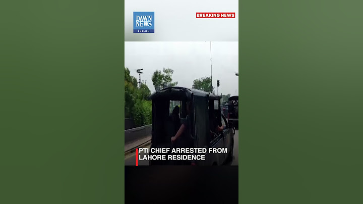 BREAKING | Imran Khan arrested from Zaman Park