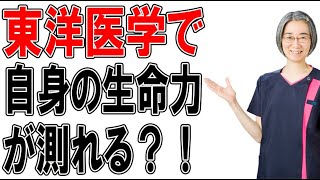 東洋医学で自分の生命力が計れる？！　（札幌 自律神経）