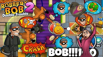 Robbery Bob - Old Lady, Don and Agent Bob Use Wind Up Toy v40