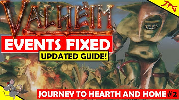 VALHEIM EVENTS FIXED! How Events Work Updated Guide - How To Spawn Them Your Self! Wolf/Fuling Event