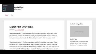 Modify Genesis Featured Page Widget Title