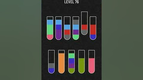 water sort puzzle level 76 | walkthrough solution| Mini Gamer World